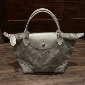 Longchamp Gray Tote Bag